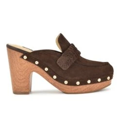 Nine West Flowr Heeled Clogs