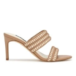 Nine West Pause Heeled Slide Sandals