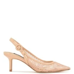Nine West Alots Mesh Slingback Pumps