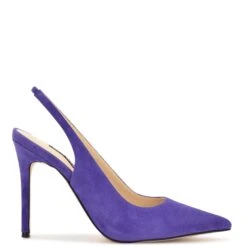 Nine West Feather Pointy Toe Slingback Pumps