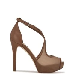 Nine West Hanya Peep Toe Platform Pumps