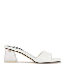Nine West Oaky Heeled Slide Sandals