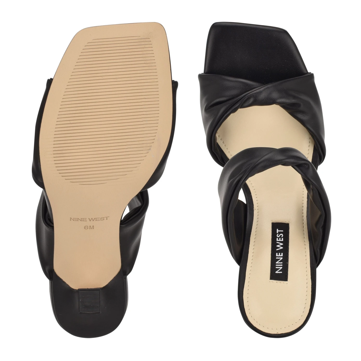Nine West Seeya Heeled Slide Sandals - Image 5