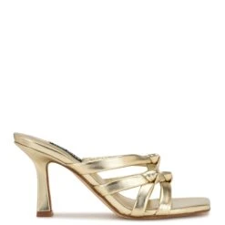 Nine West Yeander Heeled Slide Sandals