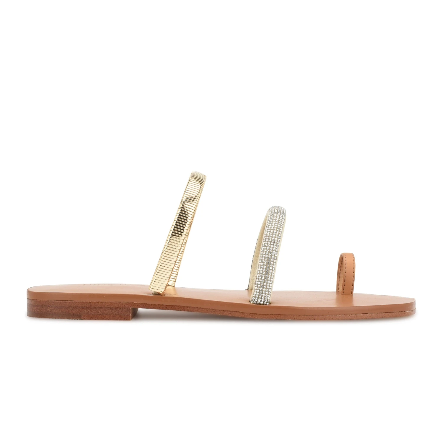 Nine West Mavis Flat Slide Sandals